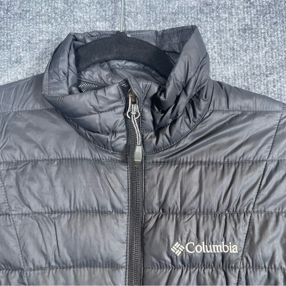 Columbia Men’s XS Black Omni Heat TurboDown 590TD Lightweight Puffer Zip Jacket - Picture 7 of 15
